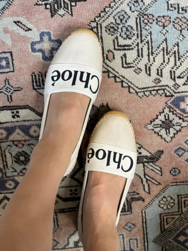 Chloé krémové espadrilky