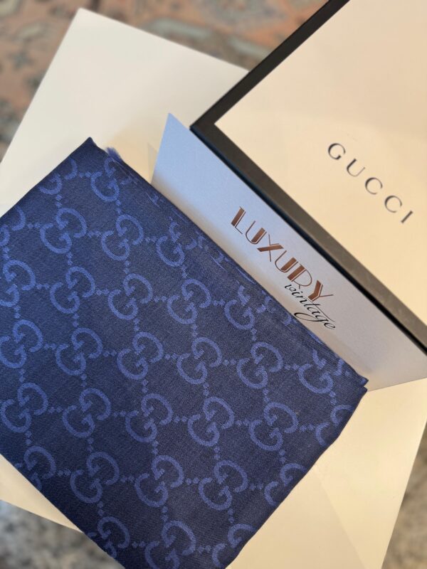 Gucci modrý šál - Image 2