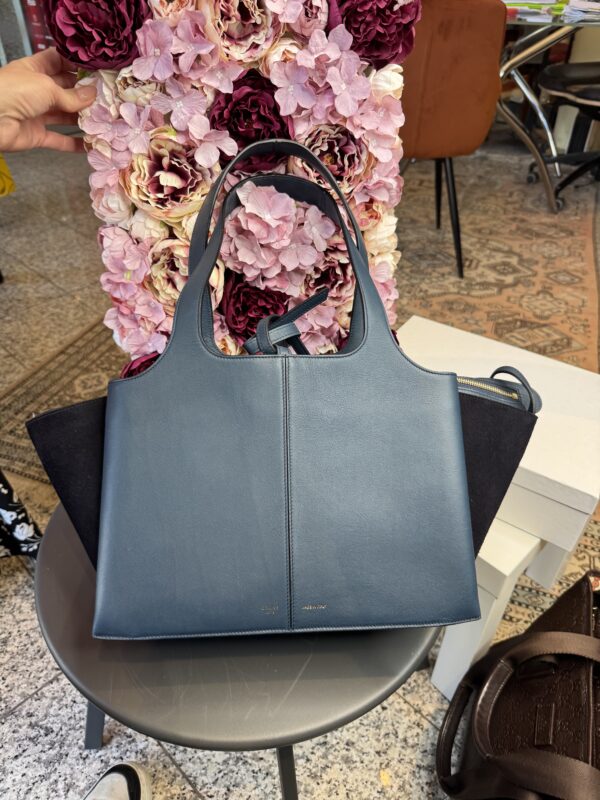 CELINE TRI FOLDE LEDER TOTE - Image 8