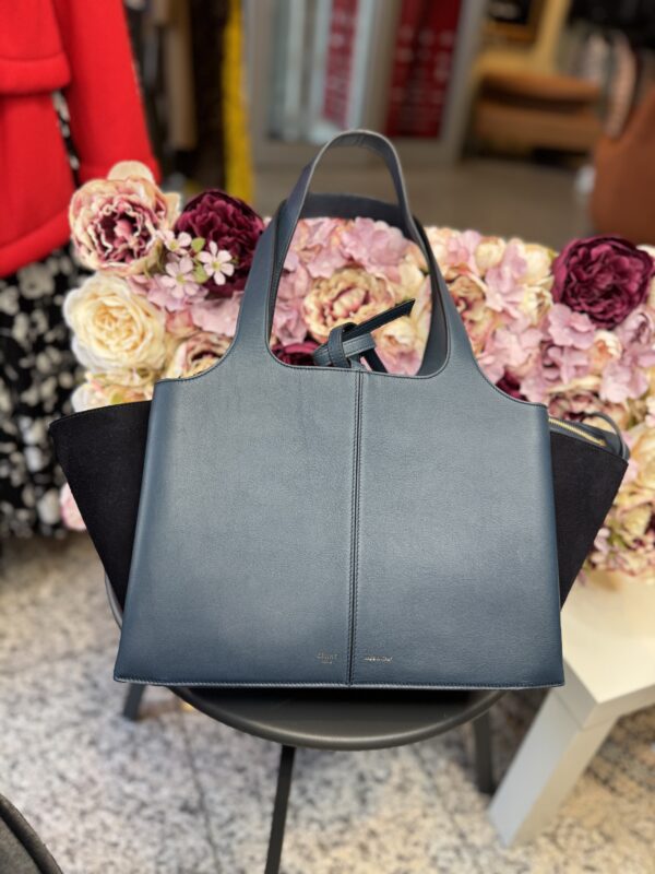 CELINE TRI FOLDE LEDER TOTE - Image 3