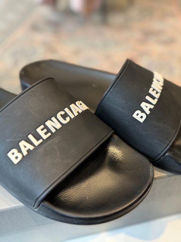 Balenciaga čierne šlapky - Image 3