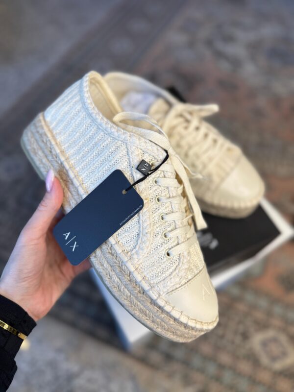 Armani biele espadrilky
