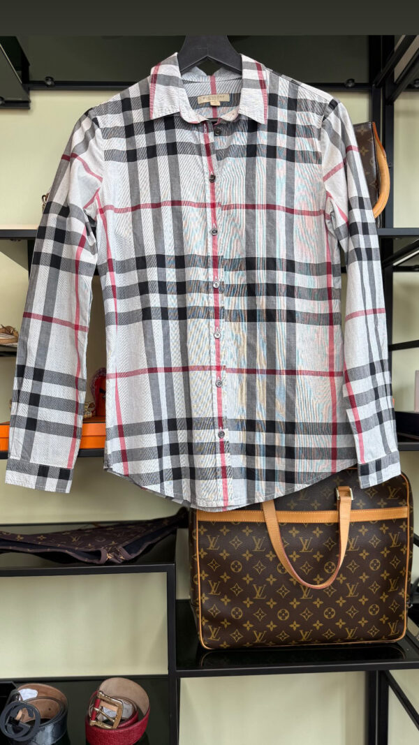 Burberry sivá košela