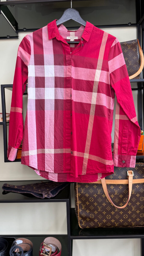 Burberry červená košeľa