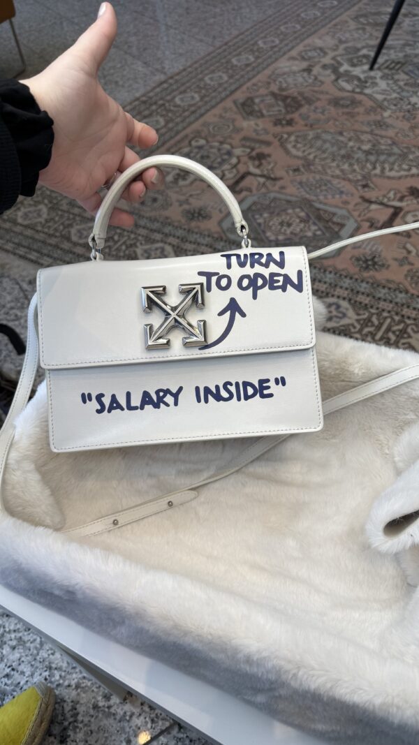 Off-white jitney bag