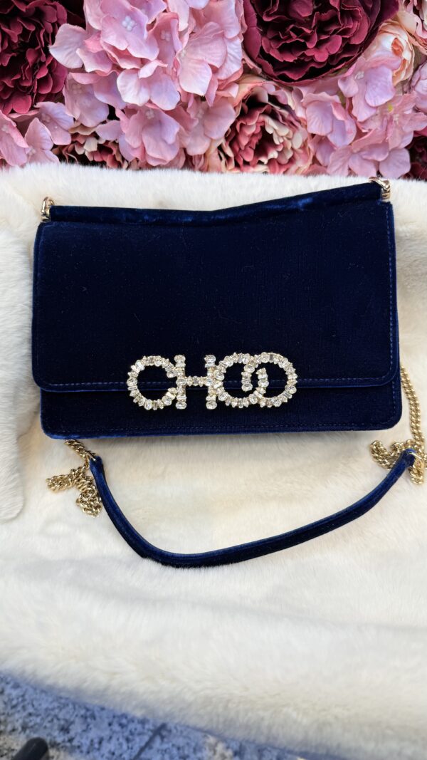 Jimmy Choo zamatová kabelka