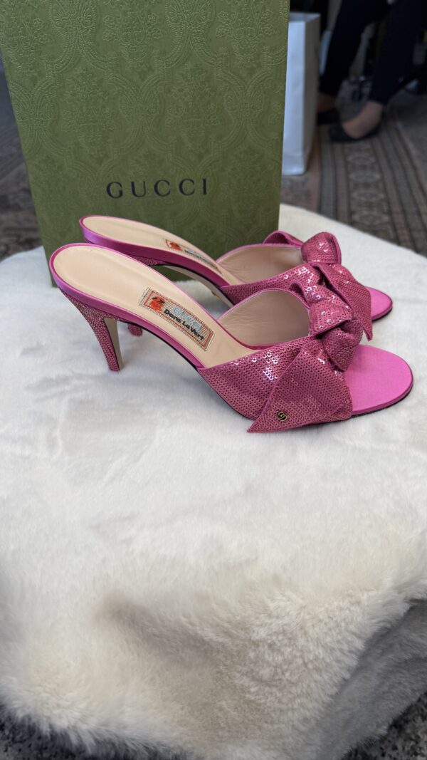 Gucci ružové šľapky - Image 3