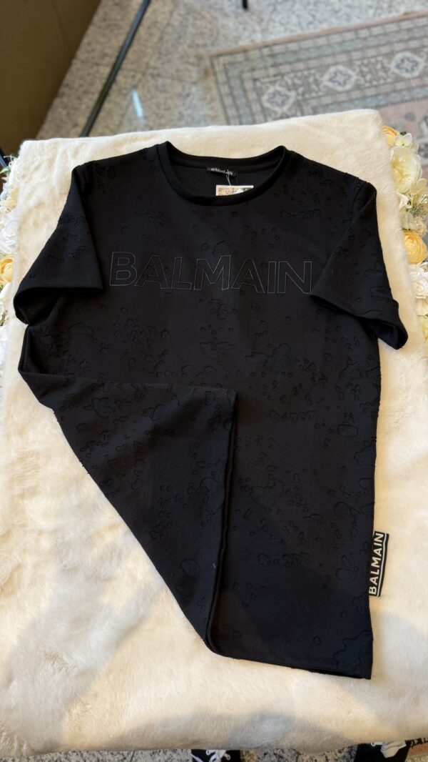 Balmain čierne tričko