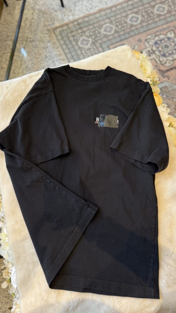 Balenciaga čierne tricko