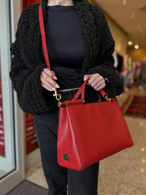 Dolce & Gabbana červená kabelka - Image 5
