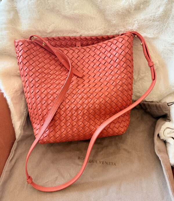 Bottega Veneta oranžová kabelka