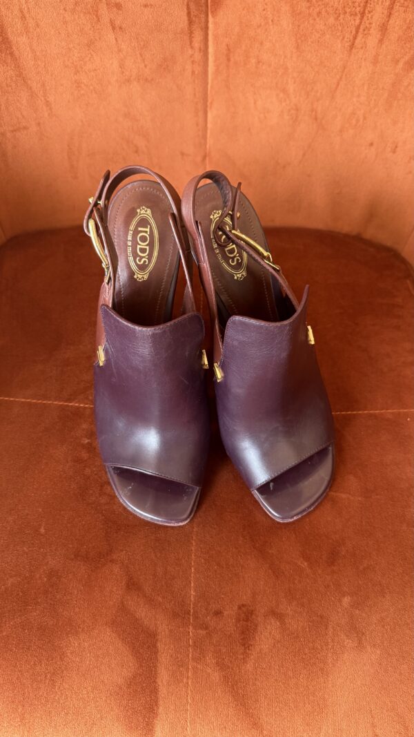 Tods bordove sandale